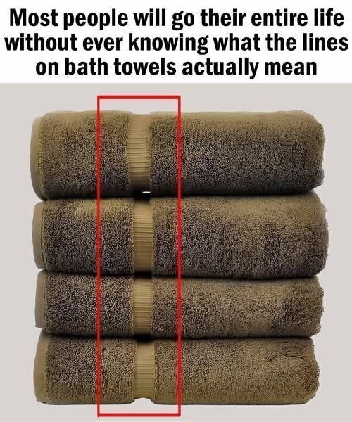 That Strange Line on Your Towel Isn’t Random — It’s Doing More Work Than You Think