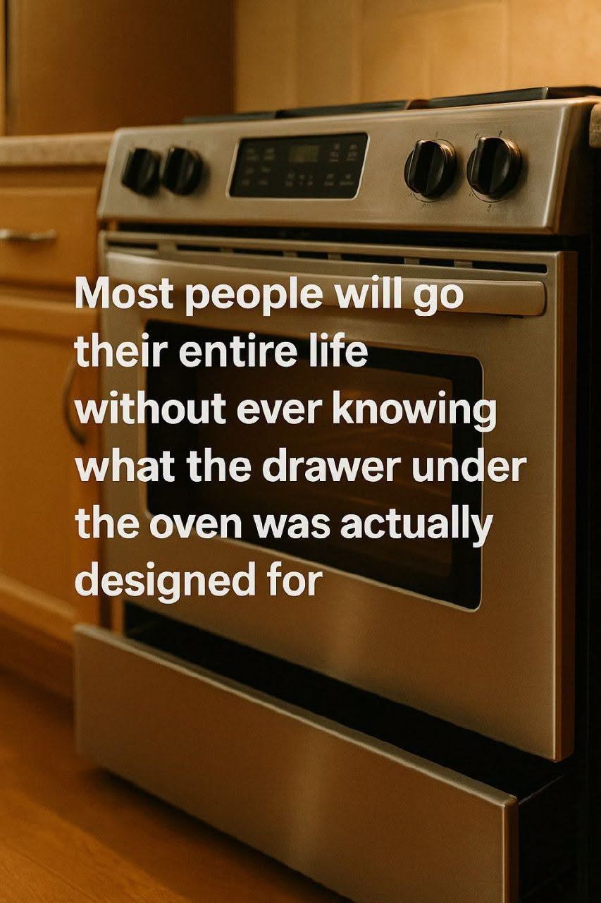That Drawer Under Your Oven May Not Be What You Think It Is